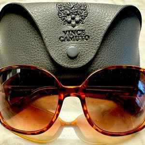 Vince Camuto Glamorous 100% Uv Protective Tortoise Women's sunglasses